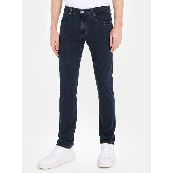Calvin Klein Jeans Jeansy J30J323857 Granatowy Slim Fit