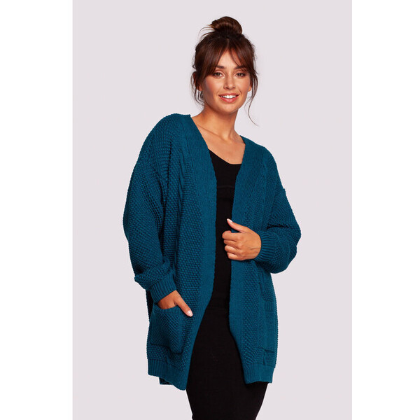 BeWear Sweter BK092 Niebieski Modern Fit