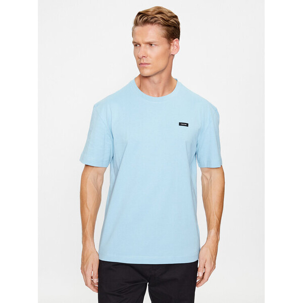 Calvin Klein T-Shirt K10K110669 Niebieski Regular Fit
