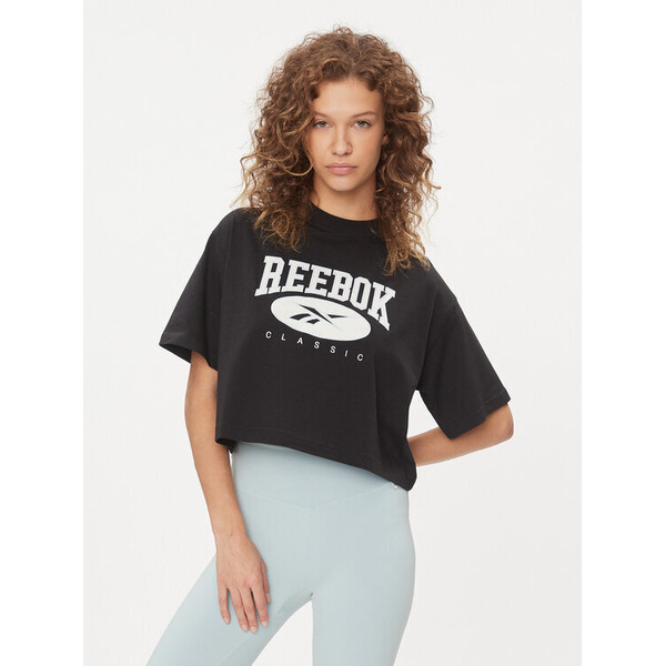 Reebok T-Shirt Classics Big Logo IL4636 Czarny Regular Fit