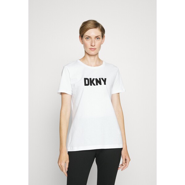 DKNY T-shirt z nadrukiem DK121D011-A11