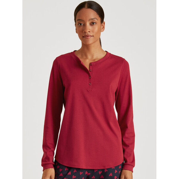 Calida Koszulka piżamowa 15728 Czerwony Comfortable Fit