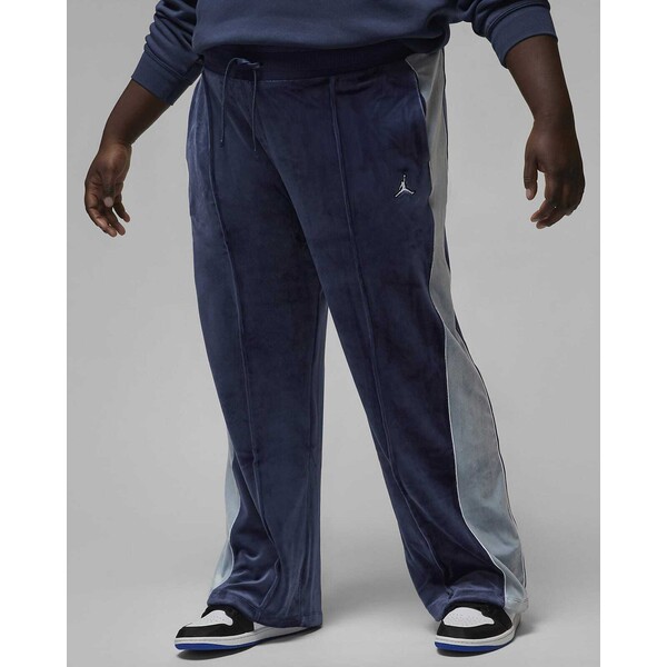 Nike Damskie spodnie welurowe (duże rozmiary) Jordan Flight