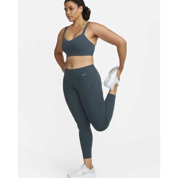 Damskie legginsy ze średnim stanem i kieszeniami o długości 7/8 zapewniające średnie wsparcie Nike Universa DQ5874-328