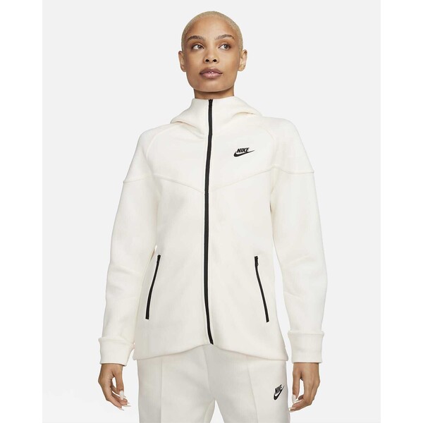 Damska bluza z kapturem i zamkiem na całej długości Nike Sportswear Tech Fleece Windrunner FB8338-110