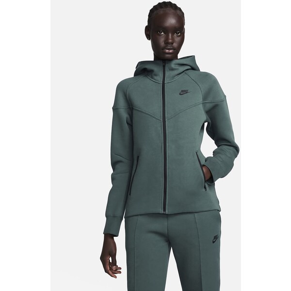 Damska bluza z kapturem i zamkiem na całej długości Nike Sportswear Tech Fleece Windrunner FB8338-328