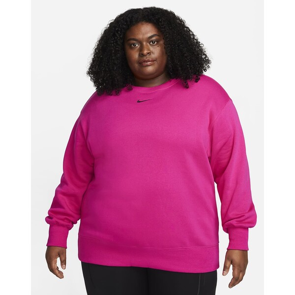 Damska bluza dresowa o luźnym kroju (duże rozmiary) Nike Sportswear Phoenix Fleece DV4976-615