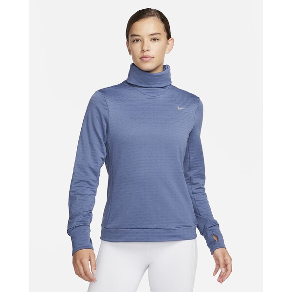 Damska bluza do biegania z półgolfem Nike Therma-FIT Swift FB5306-491