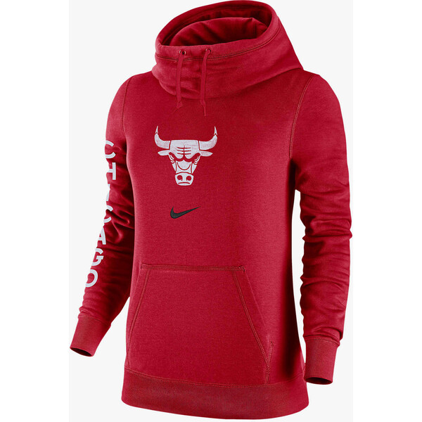 Damska bluza z kapturem typu komin Nike NBA Chicago Bulls Club Fleece 2023/24 City Edition FB4920-657
