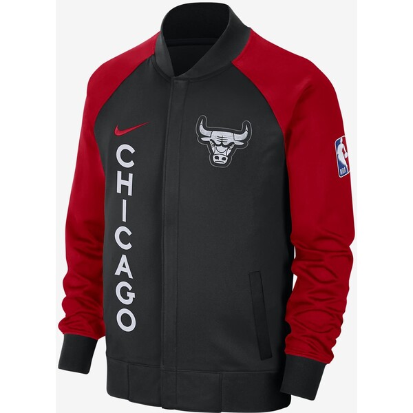 Męska kurtka z długim rękawem i zamkiem na całej długości Nike Dri-FIT Chicago Bulls Showtime City Edition FB3501-010