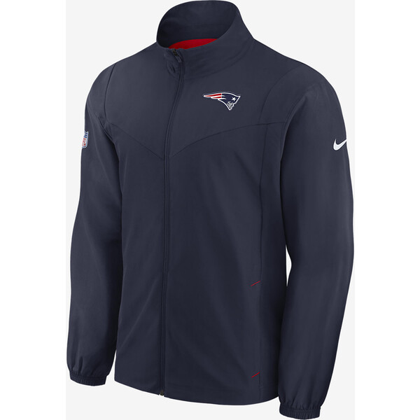 Męska kurtka z zamkiem na całej długości Nike Sideline Repel (NFL New England Patriots) DX9135-405