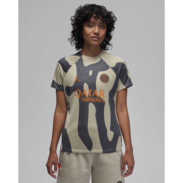 Damska przedmeczowa koszulka piłkarska Nike Dri-FIT Paris Saint-Germain Academy Pro (wersja trzecia) DZ1400-231