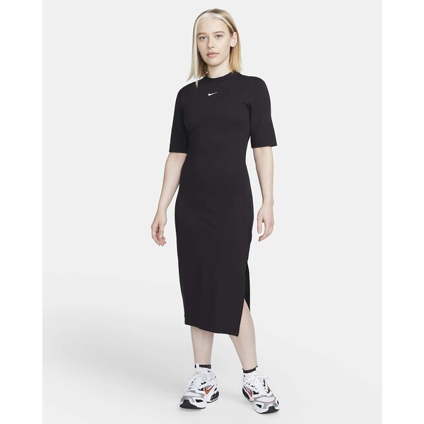 Damska przylegająca sukienka midi Nike Sportswear Chill Knit