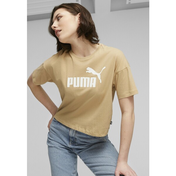 Puma ESS CROPPED T-shirt z nadrukiem PU141D0L3-B11