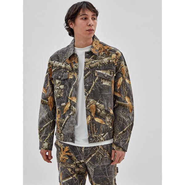 Originals Kurtka z printem camouflage realtree M3GH04WEV80-F9CK