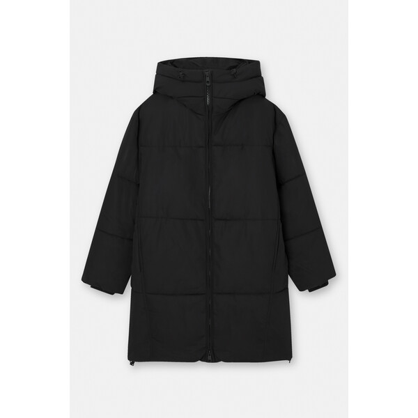 Pull&Bear Długi płaszcz pikowany oversize 7712/370