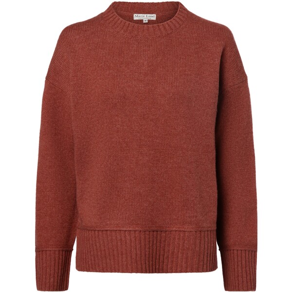 Marie Lund Damski sweter z wełny merino 655346-0002