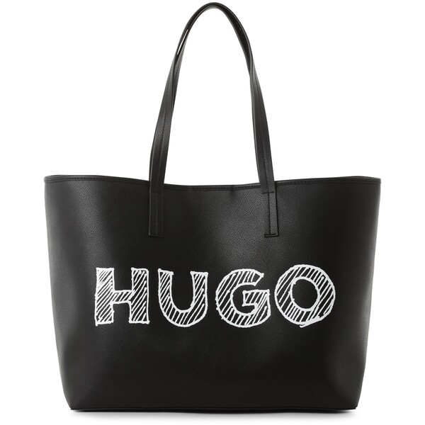 HUGO Damska torba shopper z saszetką 636201-0001