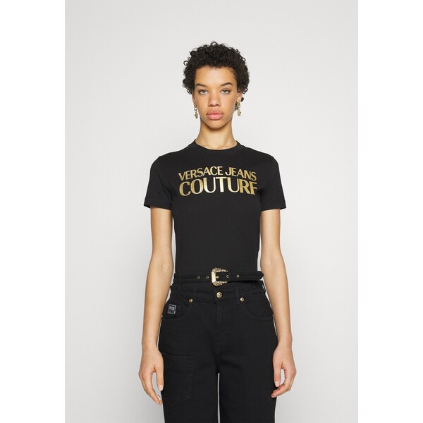 Versace Jeans Couture T-shirt z nadrukiem VEI21D0CG-Q11