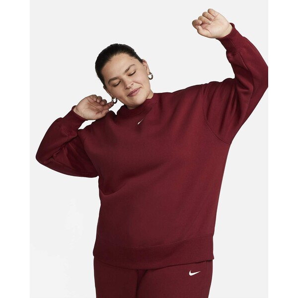 Damska bluza dresowa o luźnym kroju (duże rozmiary) Nike Sportswear Phoenix Fleece DV4976-677