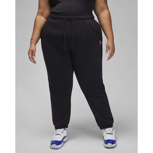 Nike Damskie spodnie z dzianiny (duże rozmiary) Jordan Brooklyn DQ4480-010