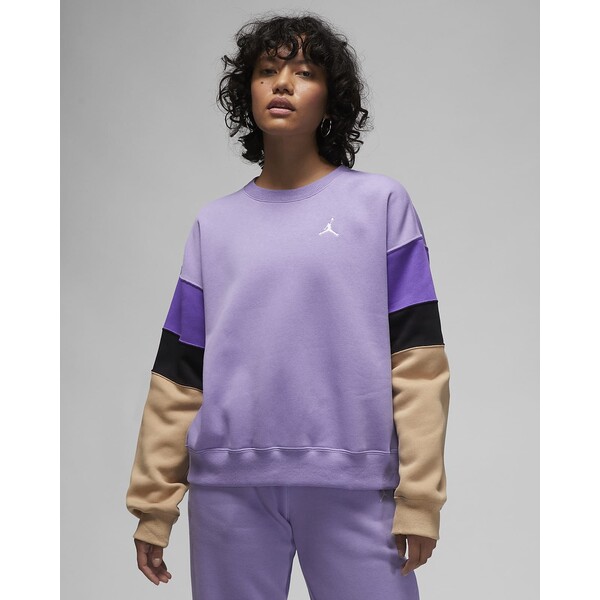 Nike Damska bluza dresowa z półokrągłym dekoltem Jordan Brooklyn Fleece FB5174-500