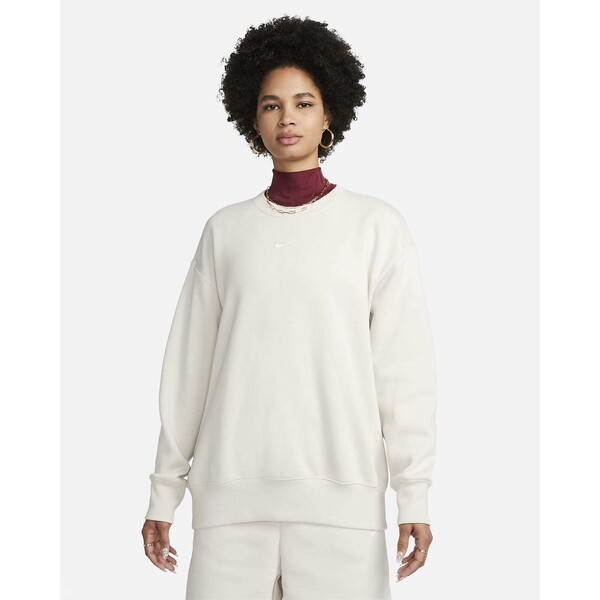 Damska bluza dresowa z półokrągłym dekoltem o kroju oversize Nike Sportswear Phoenix Fleece DQ5733-104