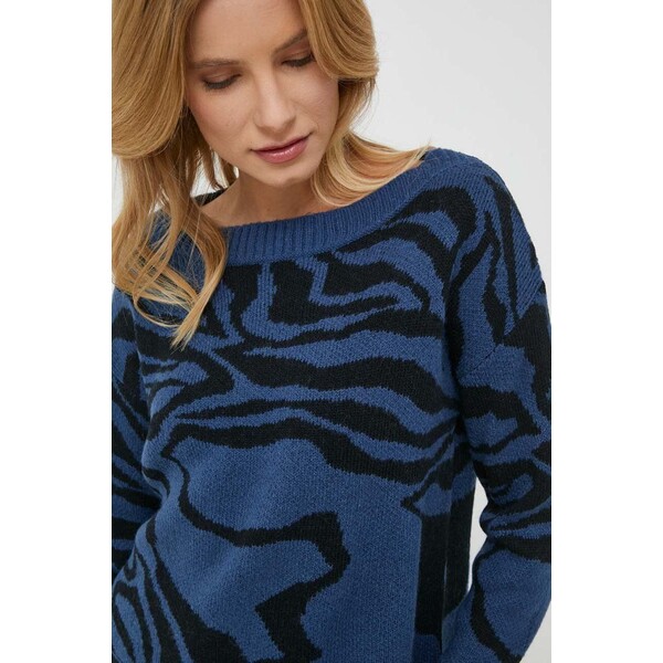 Sisley sweter z domieszką wełny 116QL1041.901