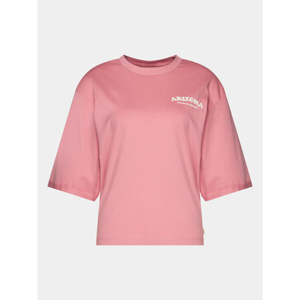 Outhorn T-Shirt OTHAW23TTSHF0927 Różowy Regular Fit