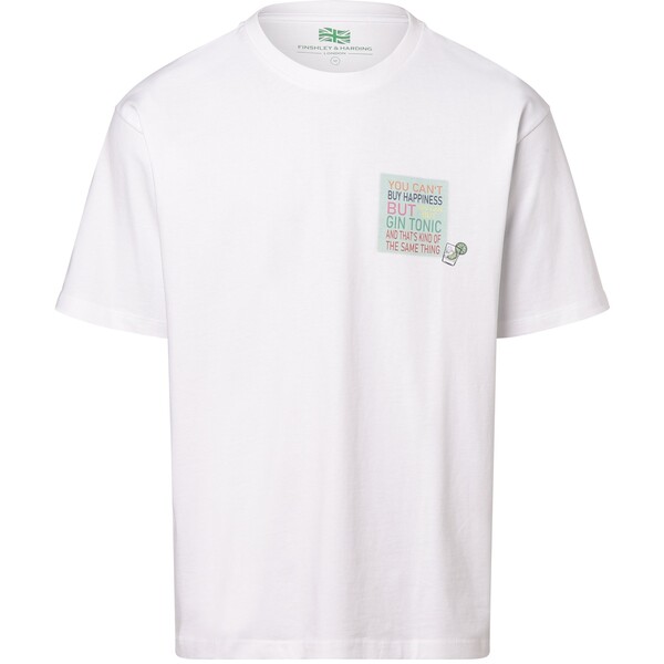Finshley & Harding London T-shirt męski 674804-0001