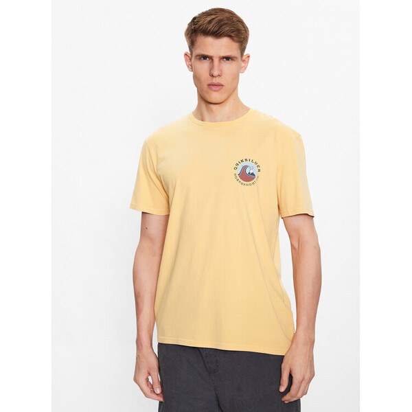 Quiksilver T-Shirt Qs Bubble Stamp EQYZT07258 Żółty Regular Fit