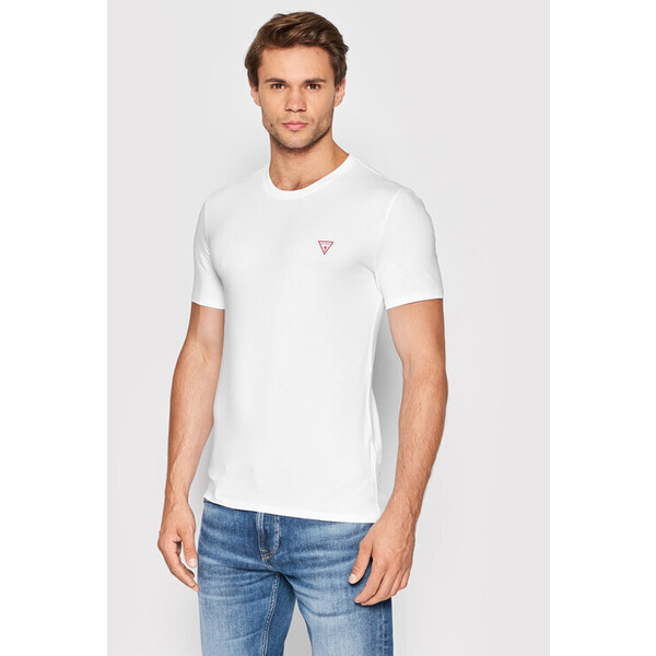 Guess T-Shirt M2YI24 J1311 Biały Super Slim Fit