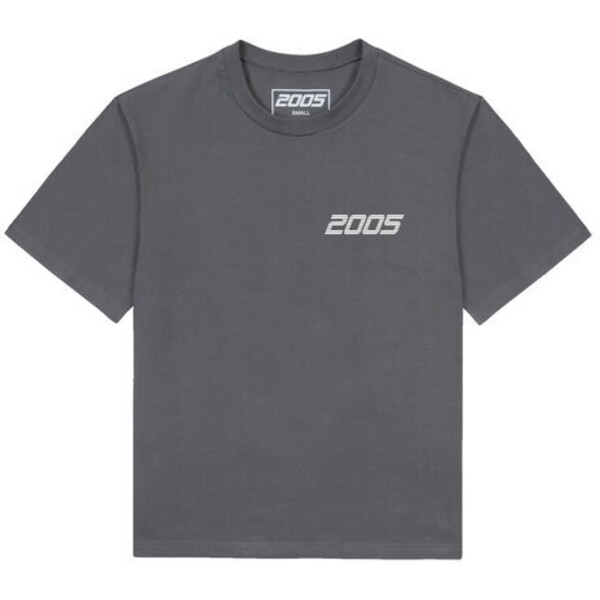 2005 T-Shirt basic Szary Oversize