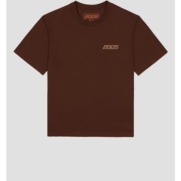 2005 T-Shirt basic Brązowy Oversize