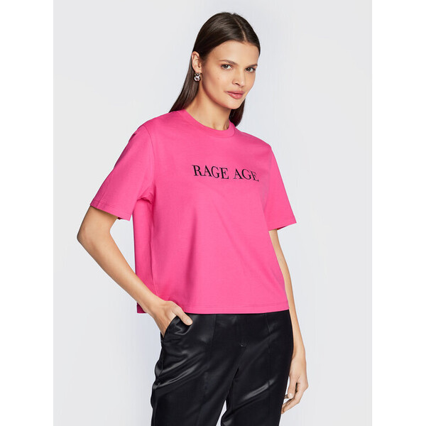 Rage Age T-Shirt Olivia Różowy Relaxed Fit