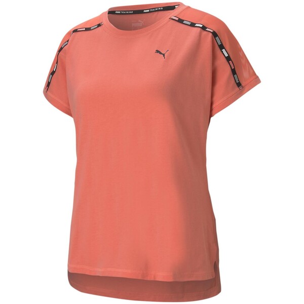 Koszulka damska Puma TRAINING LOGO BOYFRIEND pomarańczowa 52028624