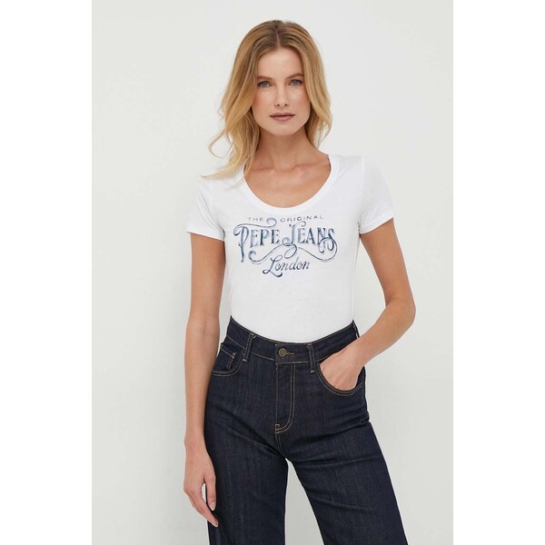 Pepe Jeans t-shirt bawełniany Cassidy PL505667.800