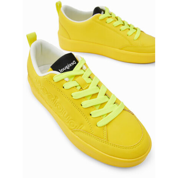 Desigual Sneakersy na platformie z logo 22WSKP338001