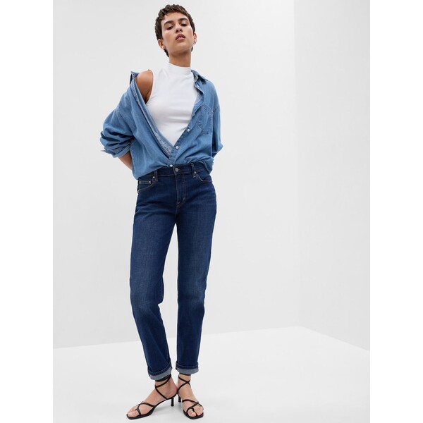 GAP Jeansy girlfriend mid rise 794603-00