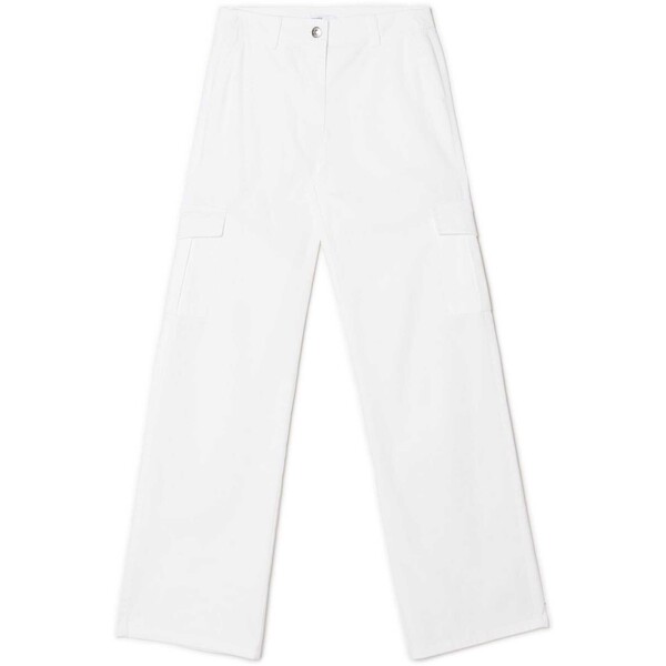 Cropp Białe spodnie cargo 5791S-00X