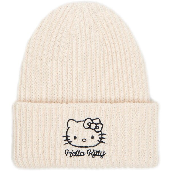 Cropp Kremowa czapka beanie Hello Kitty 9111U-01X