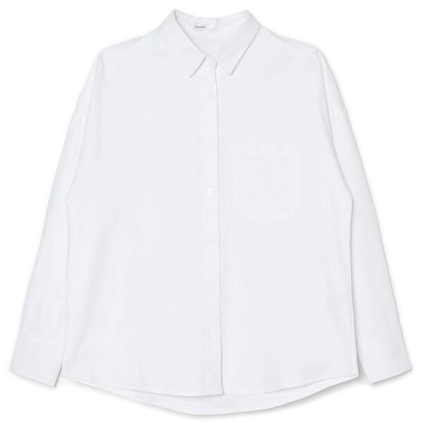 Cropp Biała koszula oversize 2844W-00X