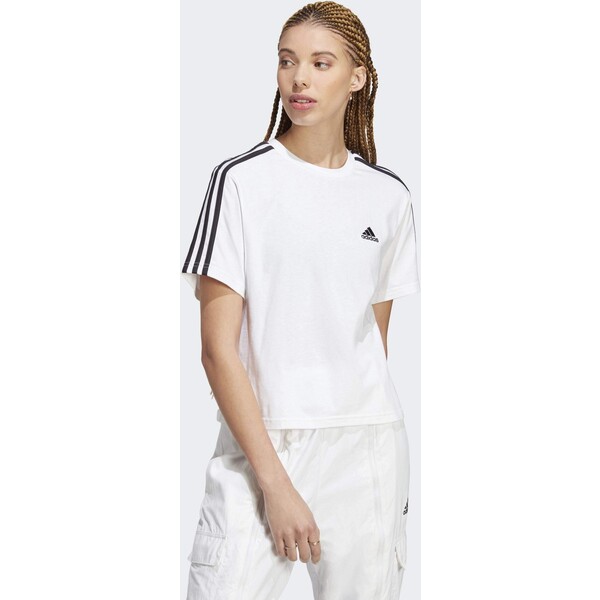 adidas Sportswear ESSENTIALS SINGLE T-shirt z nadrukiem ADQ41D000-A11