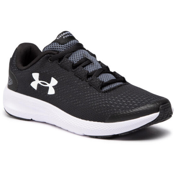 Under Armour Buty Ua Gs Charged Pursuit 2 3022860-001 Czarny
