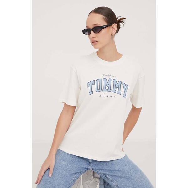 Tommy Jeans t-shirt bawełniany DW0DW17375