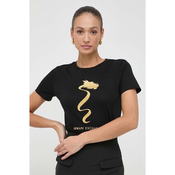Armani Exchange t-shirt bawełniany 3DYT40.YJCNZ