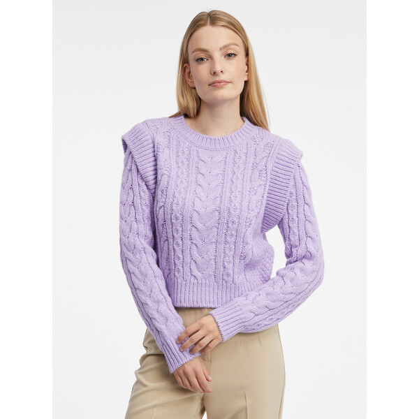 Orsay Jasnofioletowy sweter damski 507518447000