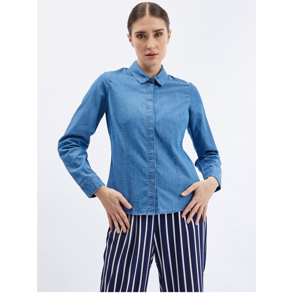 Orsay Niebieska damska koszula dżinsowa 660086580000
