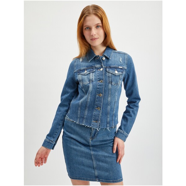 Orsay Niebieska kurtka jeansowa damska 821139-558000