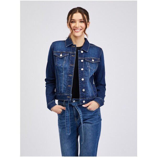Orsay Niebieska kurtka jeansowa damska 821144548000